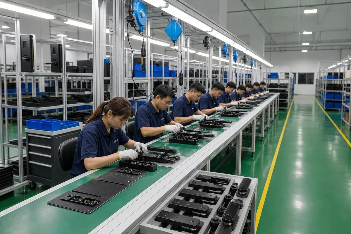 Smart lock production line